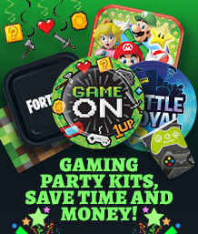 Gaming Party Packs - Party Save Smile